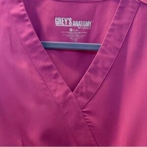 Grey's Anatomy Fuchsia/magenta Scrub set
